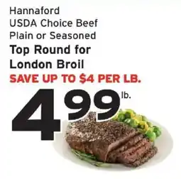 Hannaford Hannaford usda choice beef offer