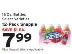 Hannaford Snapple tea offer