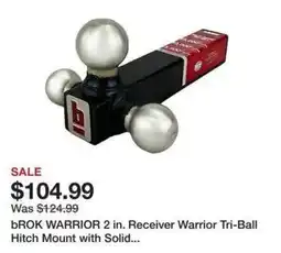 Tractor Supply Company bROK WARRIOR 2 in. Receiver Warrior Tri-Ball Hitch Mount with Solid... offer