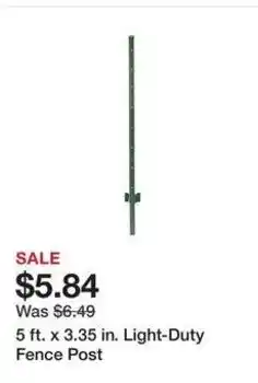 Tractor Supply Company Light-Duty Fence Post offer