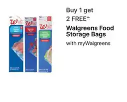 Walgreens Walgreens Food Storage Bags offer