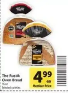 Vons The Rustik Oven Bread offer
