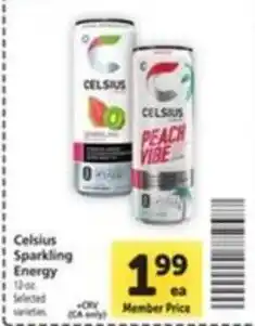 Vons Celsius Sparkling Energy offer