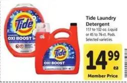 Vons Tide laundry detergent offer