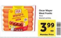 Vons Oscar Mayer Wieners offer