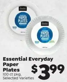 Sentry Essential Everyday Paper Plates offer