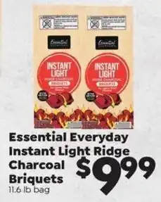 Sentry Essential Everyday Instant Light Ridge Charcoal Briquets offer