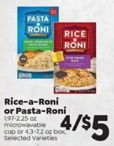 Sentry Rice-a-Roni or Pasta-Roni offer
