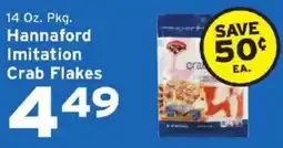 Hannaford Hannaford imitation crab flakes offer