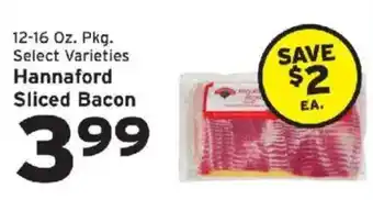 Hannaford Hannaford sliced bacon offer