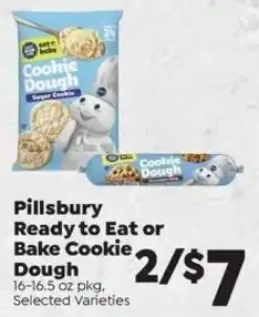 Sentry Pillsbury Ready to Eat or Bake Cookie Dough offer