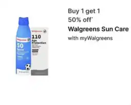 Walgreens Walgreens Sun Care offer