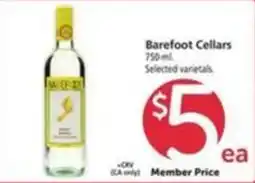 Vons Barefoot Cellars Selected Varietals offer