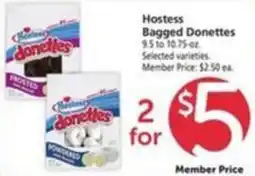 Vons Hostess Bagged Donettes offer