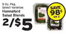 Hannaford Hannaford salad blends offer