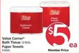 Vons Value Corner Bath Tissue offer