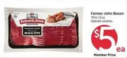 Vons Farmer John bacon offer