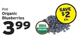 Hannaford Organic Blueberries offer