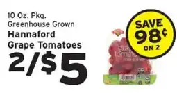 Hannaford Hannaford grape tomatoes offer