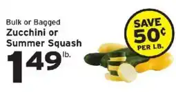 Hannaford Zucchini or Summer Squash offer