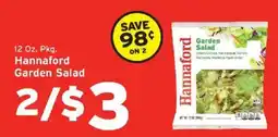 Hannaford Hannaford garden salad offer