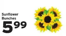 Hannaford Sunflower Bunches offer