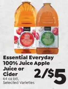 Sentry Essential Everyday Juice or Cider offer
