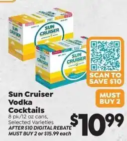 Sentry Sun Cruiser Vodka Cocktails offer