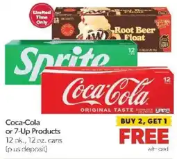 Family Fare Coca-Cola or 7-Up Products offer
