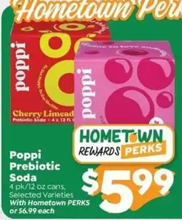 Sentry Poppi Prebiotic Soda offer