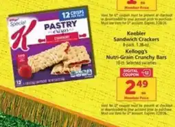 Vons Special K Pastry Crisps offer