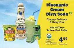 Vons Califia Farms Organic Almond Creamer offer