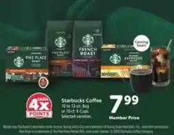Vons Starbucks Coffee offer