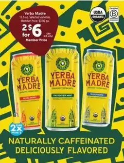 Vons Yerba Madre offer