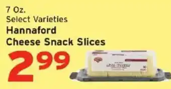 Hannaford Hannaford cheese snack slices offer