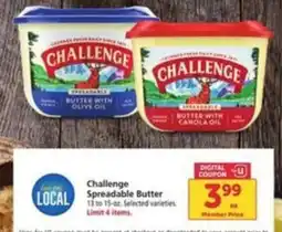 Vons Challenge Spreadable Butter offer