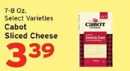 Hannaford Cabot Sliced Cheese offer