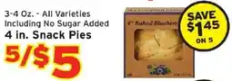 Hannaford 4 in. Snack Pies offer