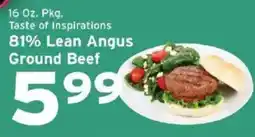 Hannaford Taste of Inspirations 81% Lean Angus Ground Beef offer