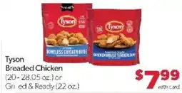 Family Fare Tyson breaded chicken offer