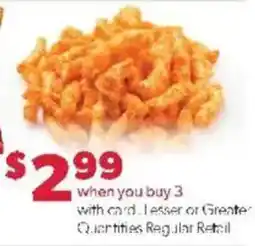 Family Fare Cheddar Cheese Crunch offer