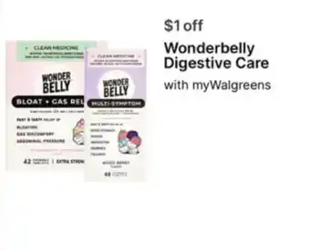 Walgreens Wonderbelly Digestive Care offer