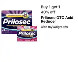 Walgreens Prilosec OTC Acid Reducer offer