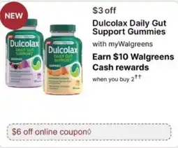Walgreens Dulcolax Daily Gut Support Gummies offer