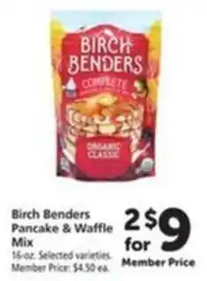 Vons Birch Benders Pancake & Waffle Mix offer