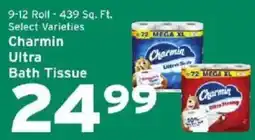 Hannaford Charmin ultra bath tissue offer