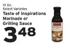 Hannaford Taste of Inspirations Marinade or Grilling Sauce offer