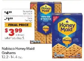 Family Fare Nabisco Honey Maid Grahams offer