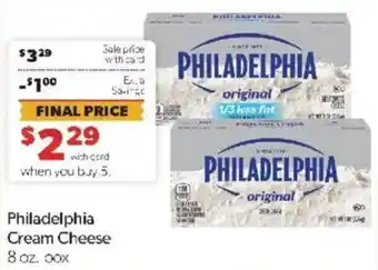 Family Fare Philadelphia cream cheese offer