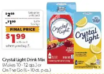 Family Fare Crystal Light Drink Mix offer